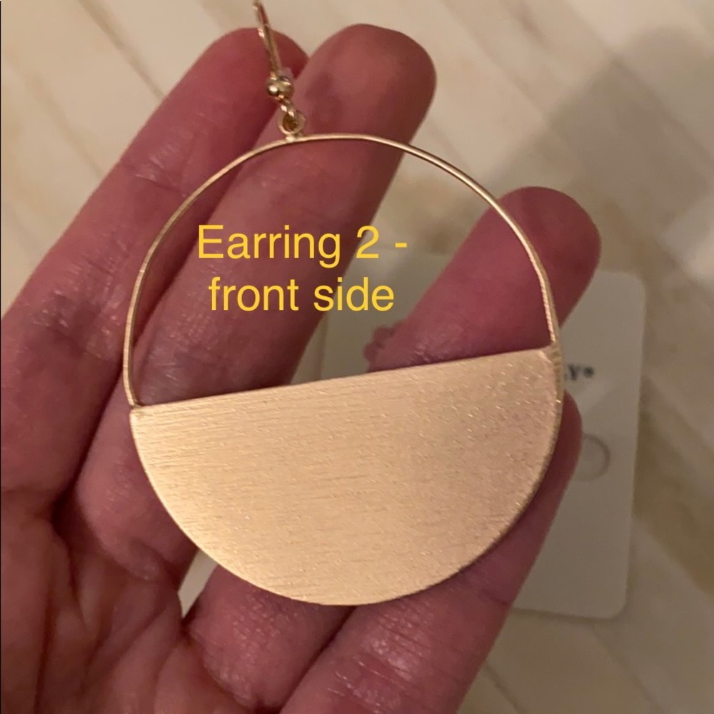 Round dangle earrings - Picture 6 of 9